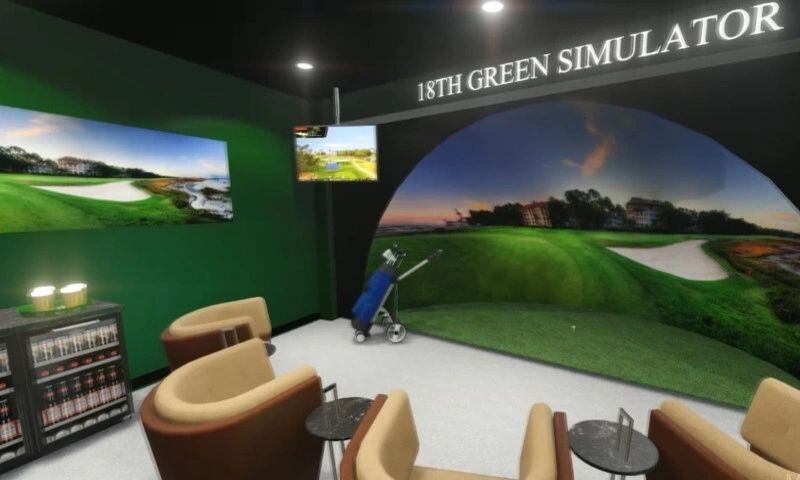 Perhaps Trump himself would feel comfortable in the bunker, given that it's got a golf simulator.