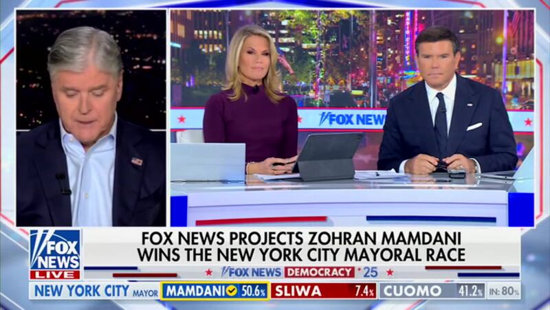 The Fox News host attacked Mamdani with smears while whining to co-hosts about how upset he was about his victory.