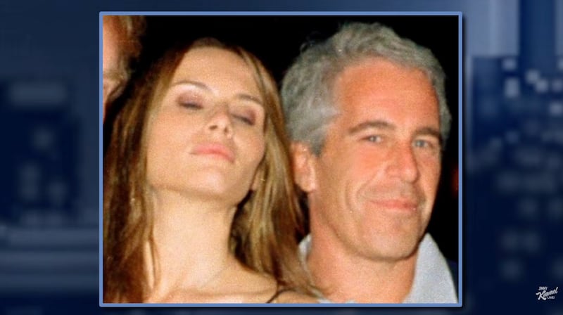 Melania and Jeffrey Epstein
