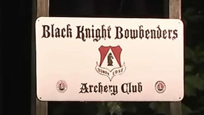 Black Knight Bowbenders sign