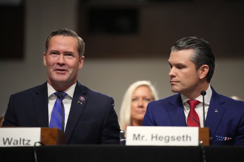 Mike Waltz and Pete Hegseth