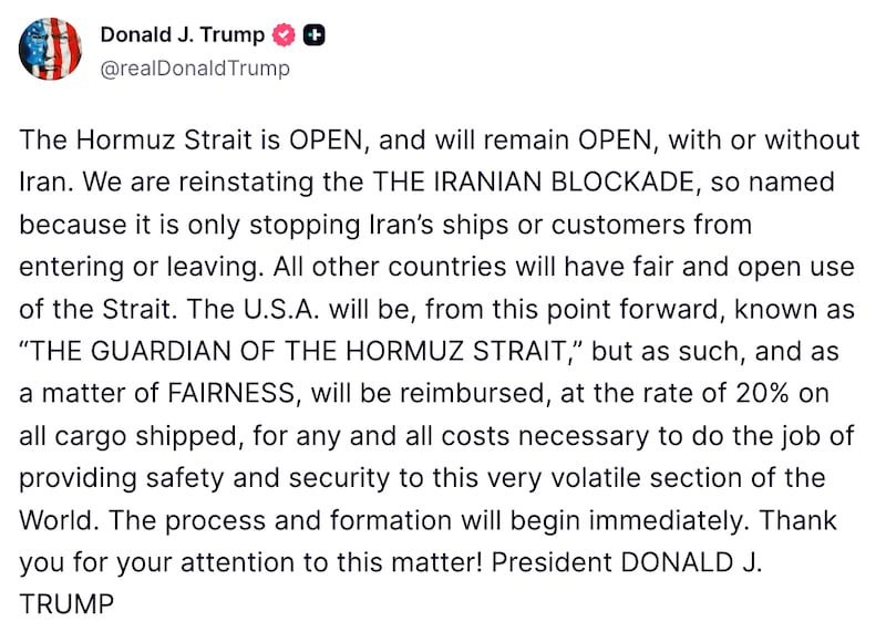 Trump Truth Social