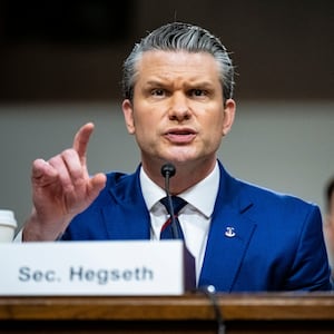 Defense Secretary Pete Hegseth stood by attacking the media as Pharisees when confronted about it during a hearing before the Senate Armed Services Committee on April 30.