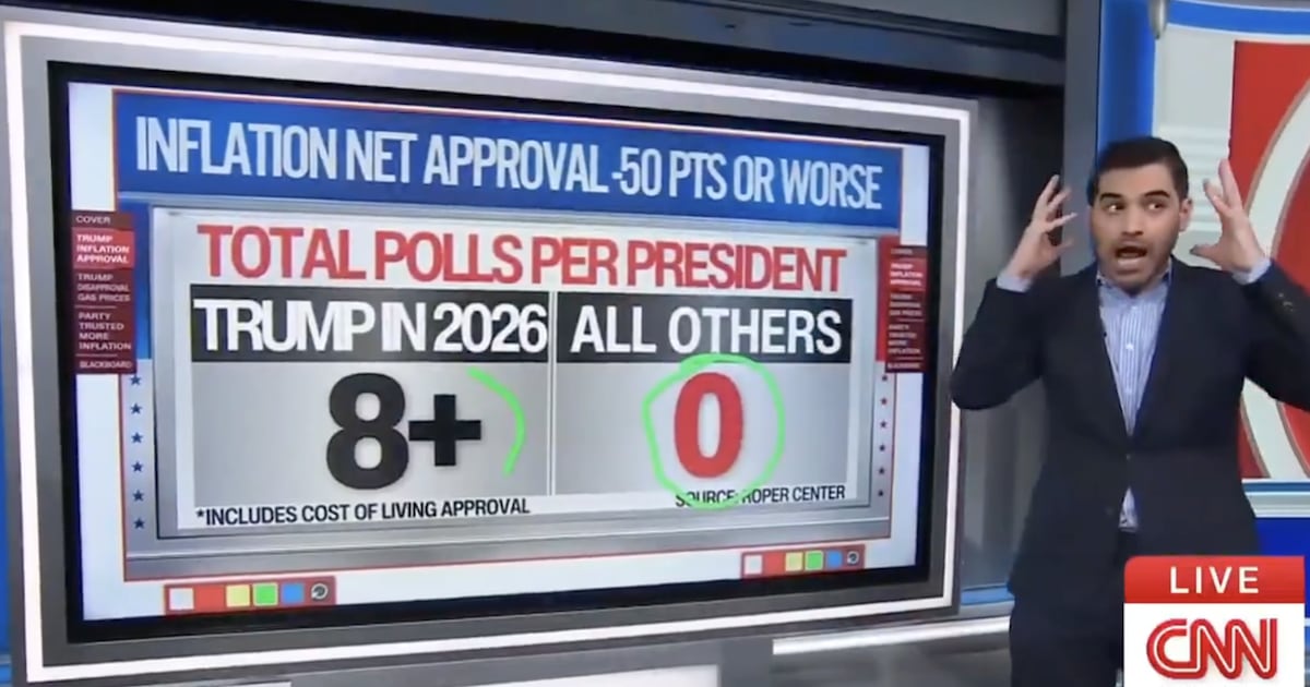CNN Data Guru Pours Gasoline on Trump’s Inflation Dumpster Fire