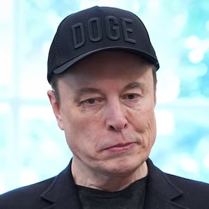 Tesla CEO Elon Musk in the Oval Office of the White House on May 30, 2025 in Washington, DC.