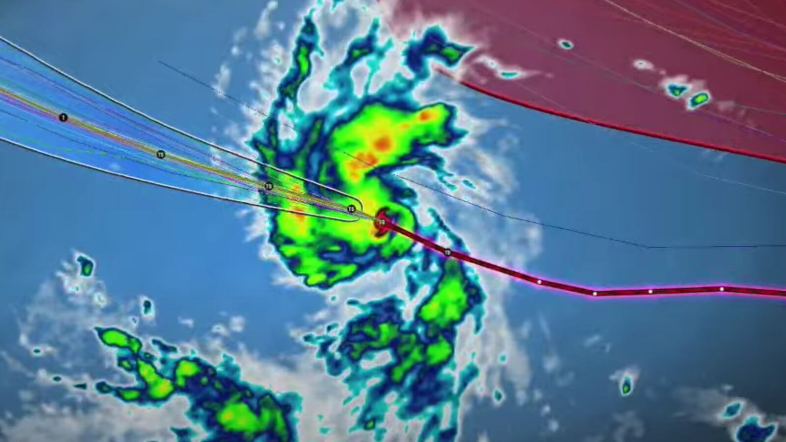 Tropical Storm Lee in the Atlantic Ocean—it’s expected to become a major hurricane by the weekend.