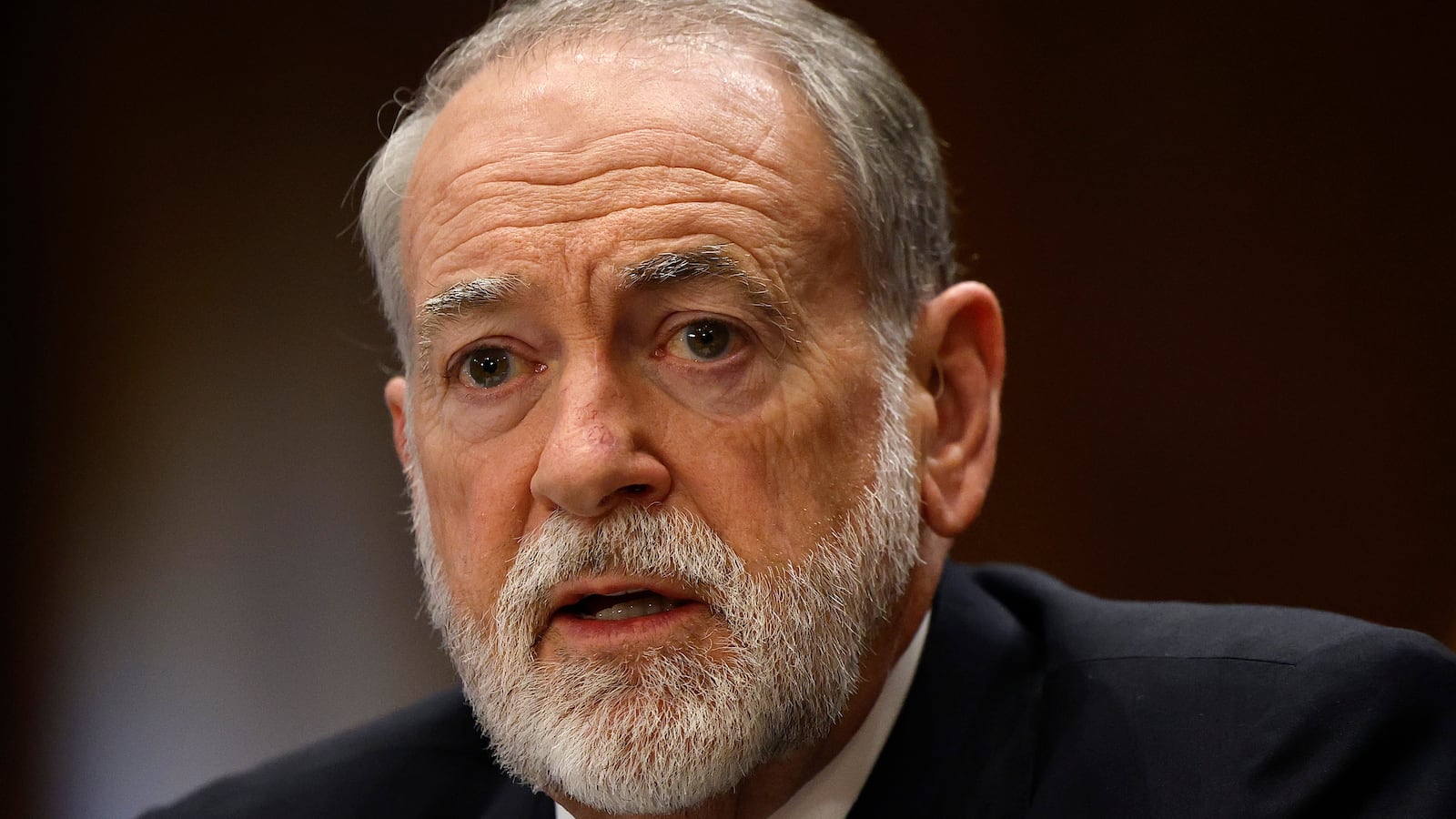 Mike Huckabee, U.S. President Donald Trump's nominee to be ambassador to Israel, testifies during his Senate Foreign Relations Committee confirmation hearing at the Dirksen Senate Office Building on March 25, 2025 in Washington, DC.