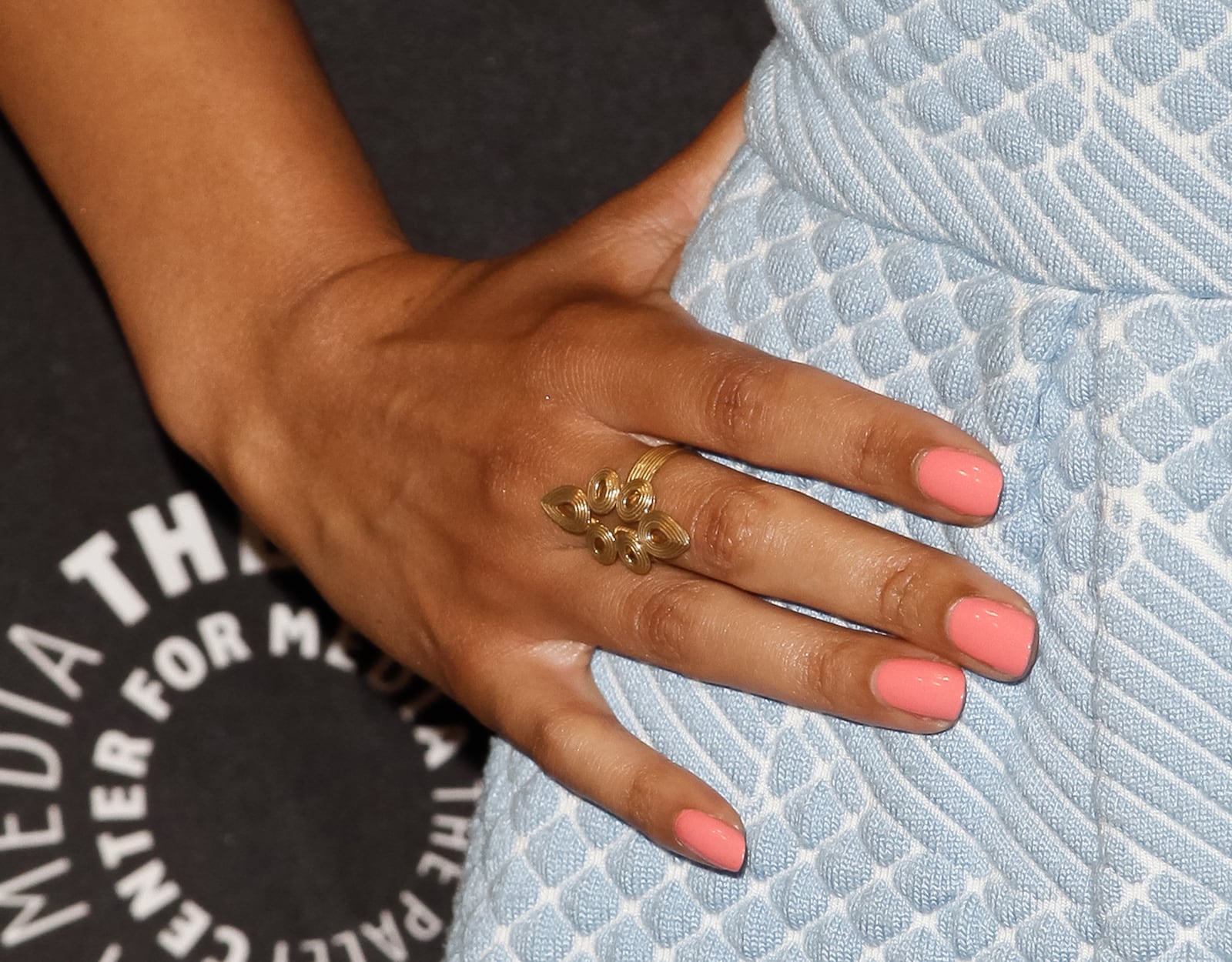 BEVERLY HILLS, CA - SEPTEMBER 13: Susan Kelechi Watson, fashion detail, attends The Paley Center for Media PaleyFest 2016 fall TV preview for NBC at The Paley Center for Media on September 13, 2016 in Beverly Hills, California. (Photo by Tibrina Hobson/Getty Images)