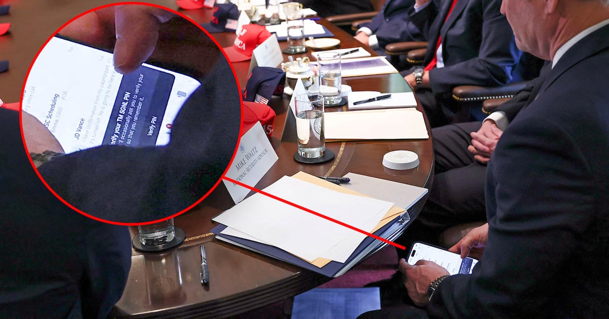 Fired ‘Idiot’ Waltz Leaked One Last Signal Chat with Vance