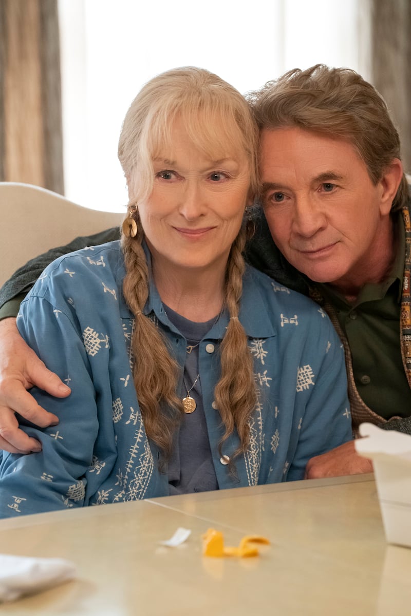 Meryl Streep and Martin Short in "Only Murders in the Building"