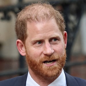 FILE PHOTO: Britain's Prince Harry leaves High Court on the day of the first week of a nine-week trial lawsuit against Associated Newspapers, publisher of the Daily Mail, which Britain's Prince Harry and others are suing over allegations of privacy breaches dating back 30 years, in London, Britain, January 20, 2026. REUTERS/Toby Melville/File Photo