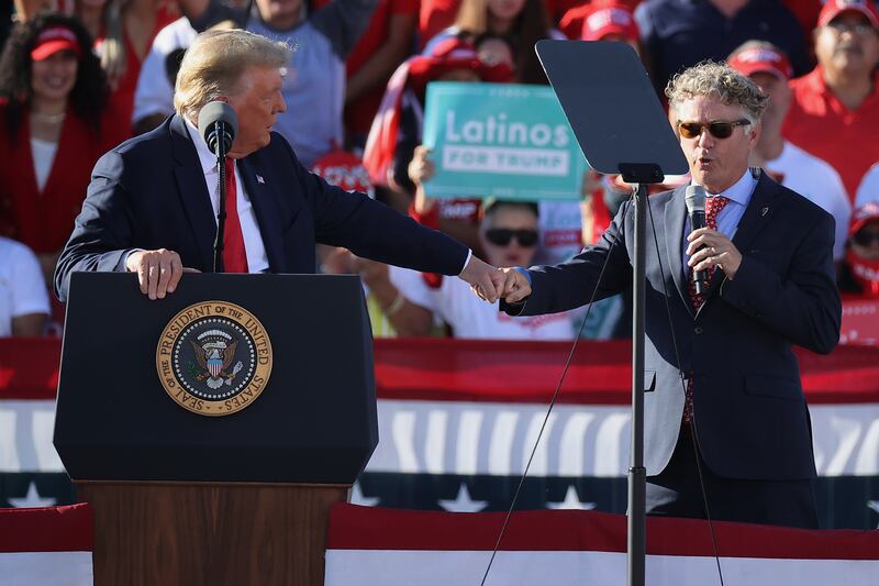 Donald Trump and Rand Paul