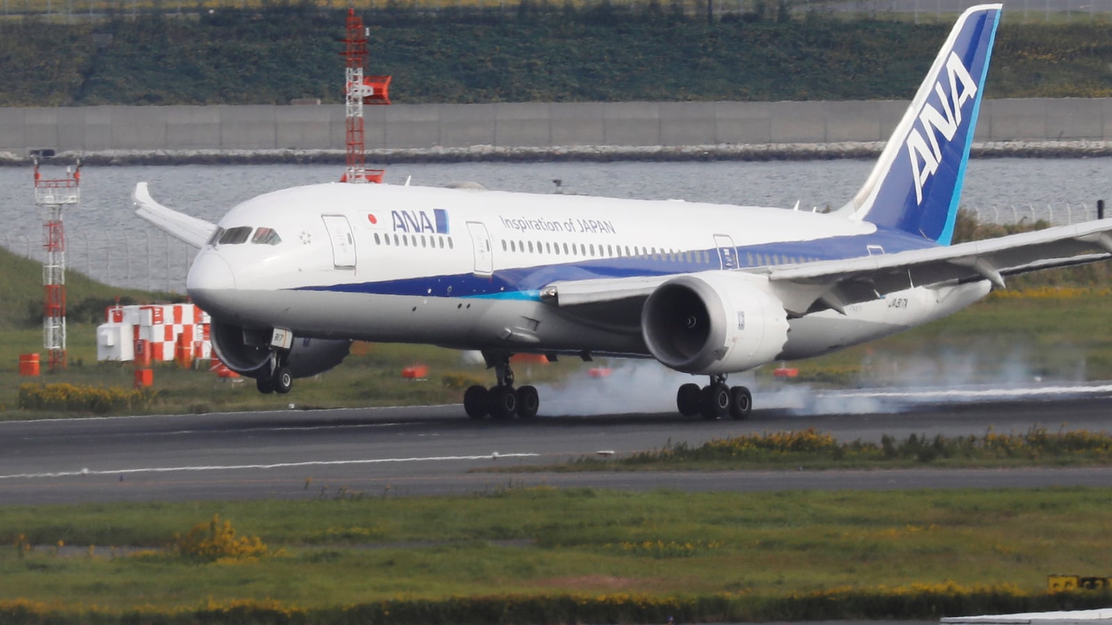 An All Nippon Airways (ANA) flight had to return to Tokyo after an American passenger bit a flight attendant.