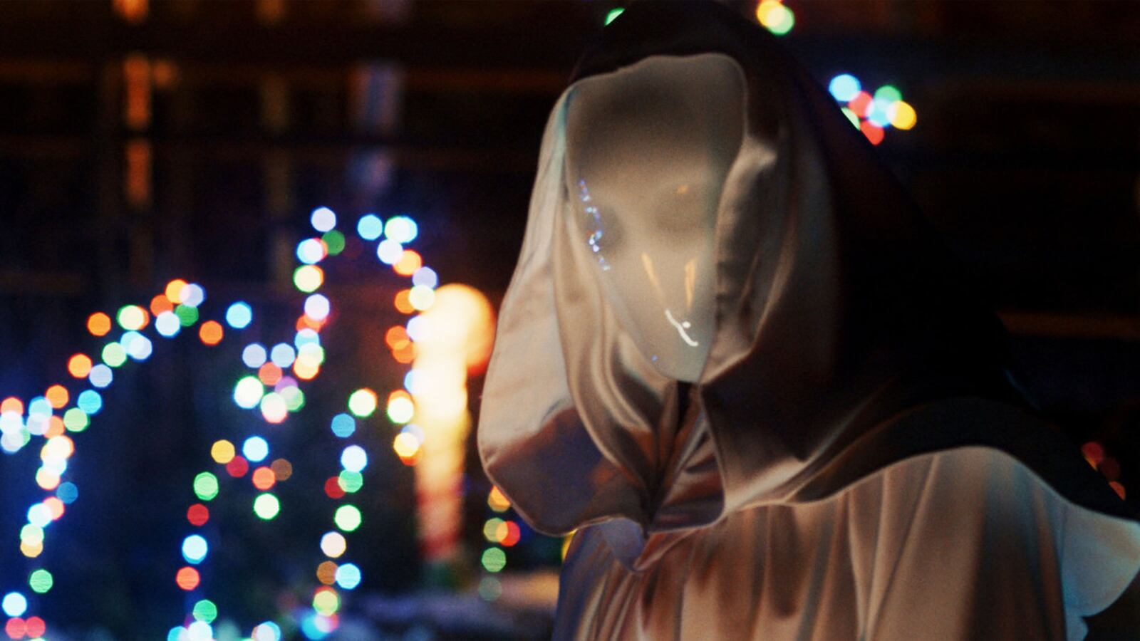 A photo including a still from Tyler MacIntyre’s “It’s a Wonderful Knife.”