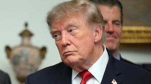 President Donald Trump speaks with the Chairman of the US Securities and Exchange Commission (SEC) Paul Atkins during a meeting with cryptocurrency executives in the Roosevelt Room of the White House in Washington, DC, on August 19, 2026.