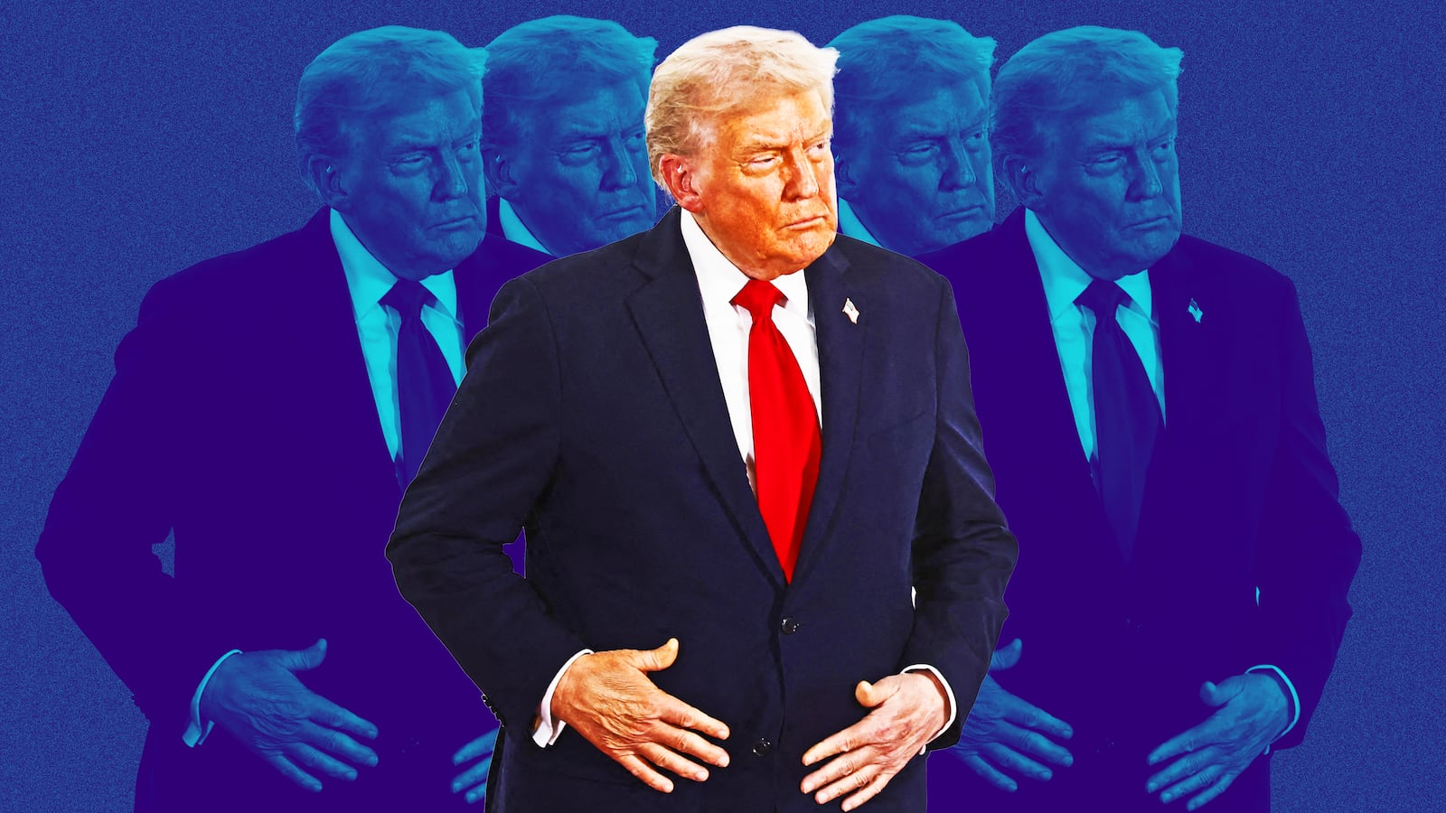 Donald Trump photo illustration