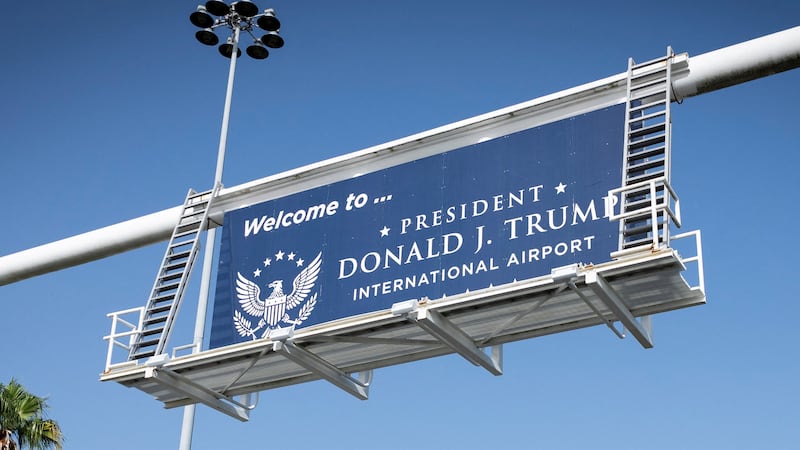 Newly named Palm Beach International Airport.