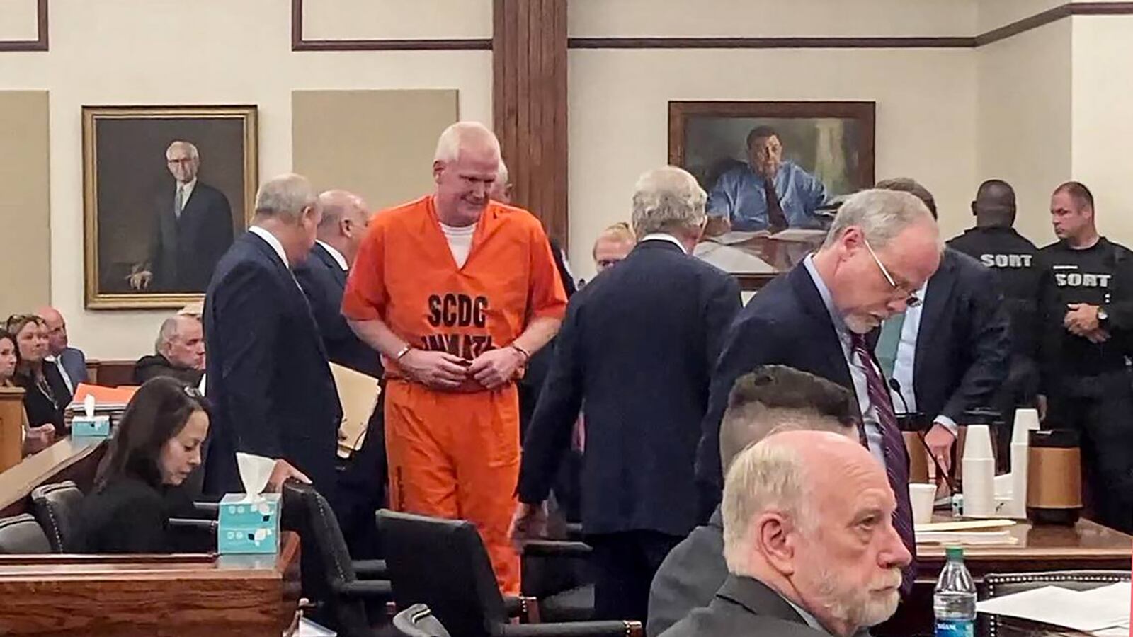 Alex Murdaugh at a state hearing on Sept. 14, 2023.