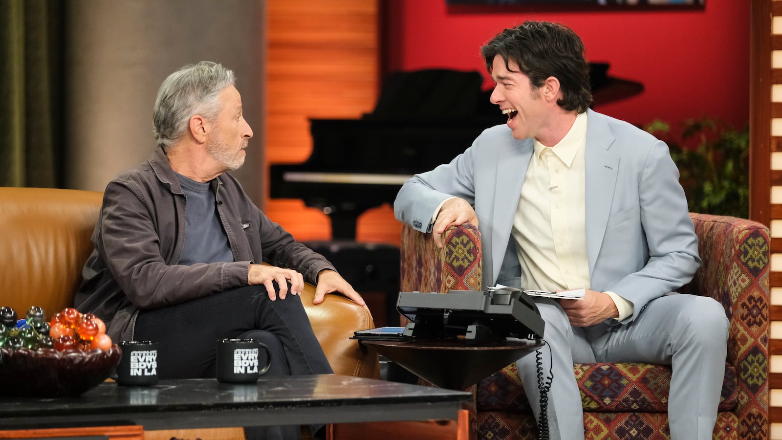 Jon Stewart and John Mulaney