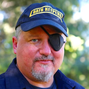 Oath Keepers militia founder Stewart Rhodes poses during an interview session in Eureka, Montana, U.S. June 20, 2016.