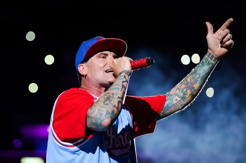 Vanilla Ice: Showing up.