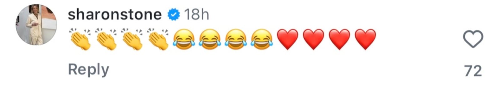 Sharon Stone comment