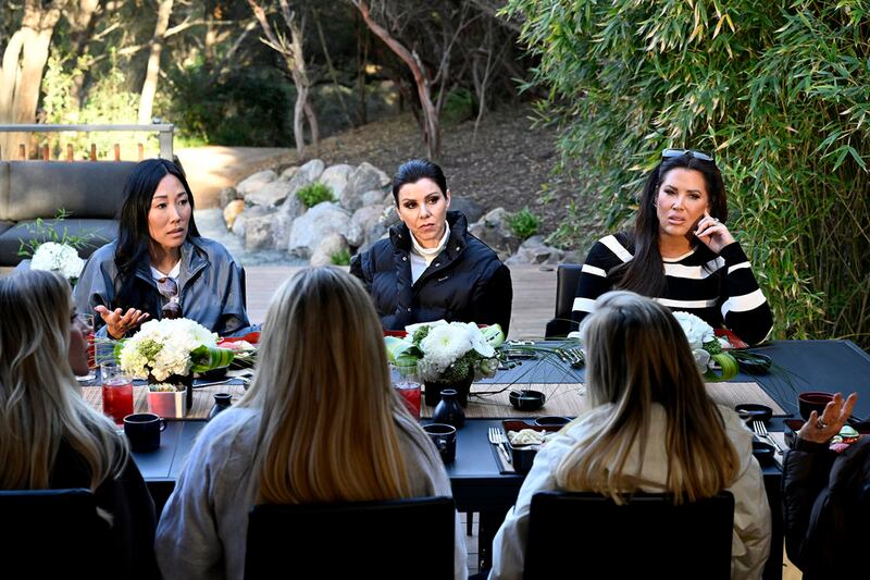 Katie Ginella, Heather Dubrow and Emily Simpson