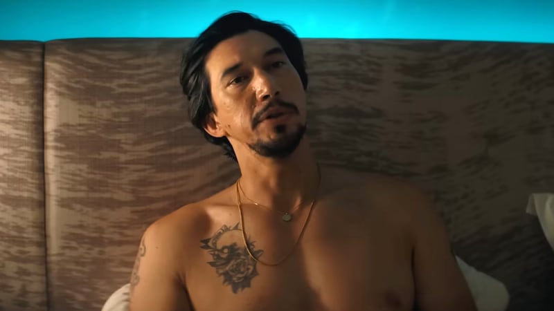 Adam Driver in Misty Green.
