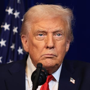 PALM BEACH, FLORIDA - DECEMBER 29: U.S. President Donald Trump holds a press conference with Israeli Prime Minister Benjamin Netanyahu at his Mar-a-Lago club on December 29, 2025 in Palm Beach, Florida. The two leaders held a bilateral meeting to discuss regional security in the Middle East as well as the U.S.-Israel partnership.