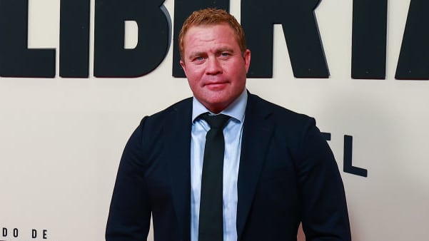 Activist Tim Ballard poses during the red carpet for the movie 'Sound of Freedom' at Cinemex Antara Polanco on August 29, 2023 in Mexico City, Mexico.