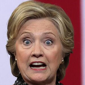 Democratic presidential candidate Hillary Clinton speaks during a campaign event at the Lawrence Joel Veterans Memorial Coliseum October 27, 2016 in Winston-Salem, North Carolina. U.S. first lady Michelle Obama joined Clinton for the first time to campaign for the presidential election.