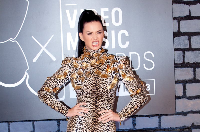 Katy Perry attends the 2013 MTV Video Music Awards at the Barclays Center in New York City. �� LAN (Photo by Lars Niki/Corbis via Getty Images)