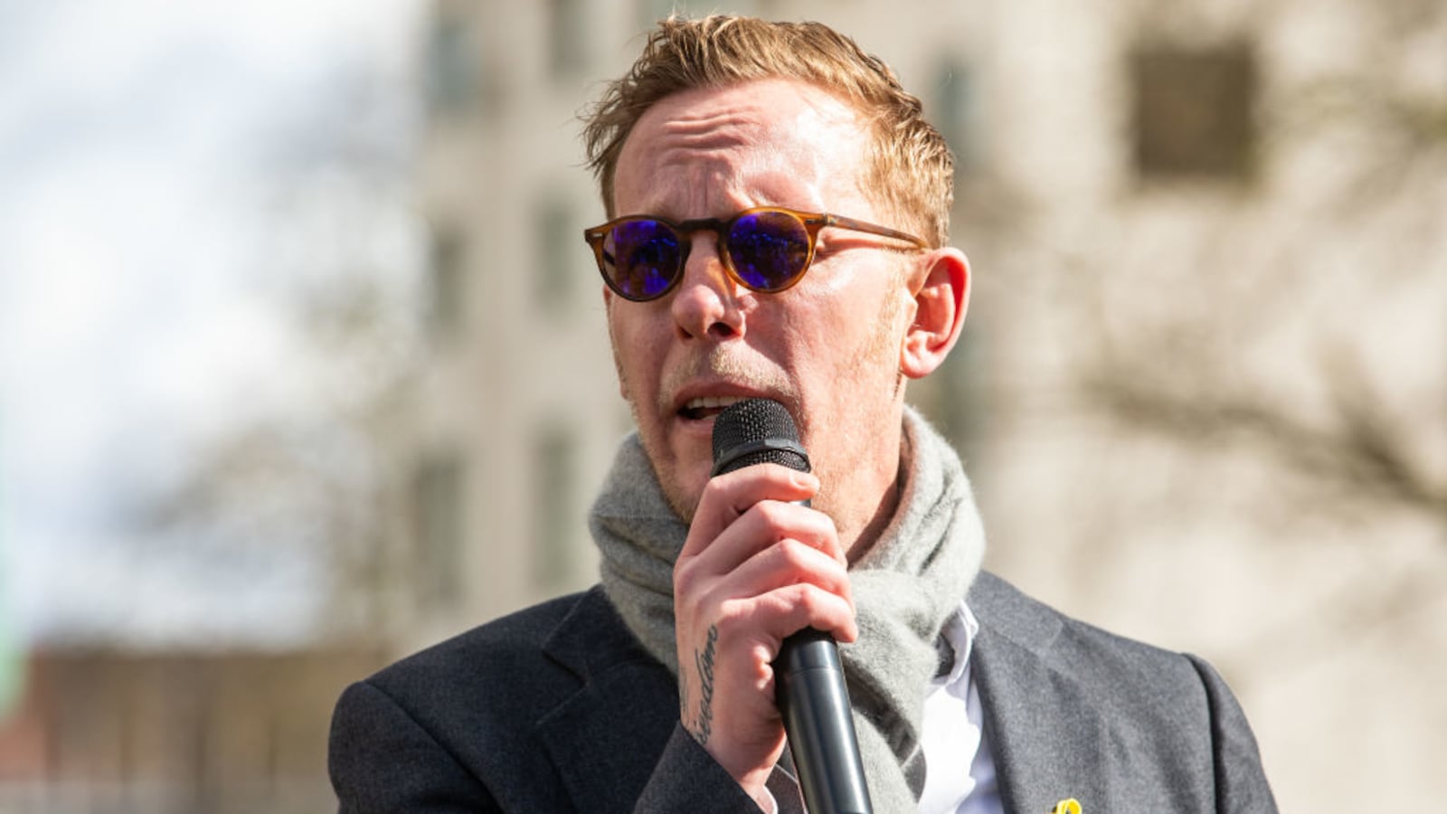 Laurence Fox has been reported to the police after allegedly sharing an upskirt picture of a broadcaster on X.