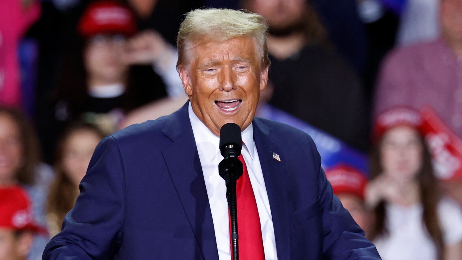 Donald Trump claimed Democrats made a “BIG mistake” by allowing Dick Cheney and Liz Cheney to be involved in their campaign.