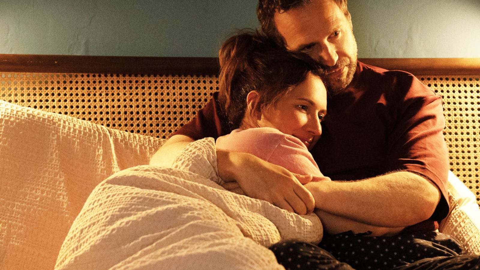 Esther Smith and Rafe Spall in ‘Trying’