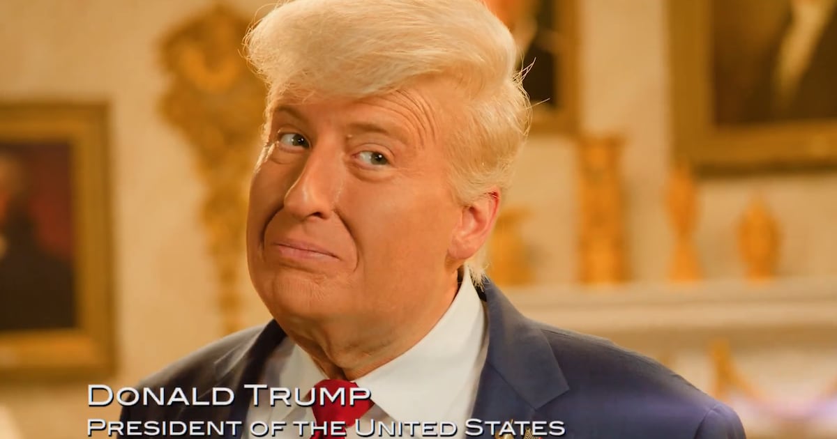 ‘SNL’ Trump Reveals Truth Behind East Wing Teardown