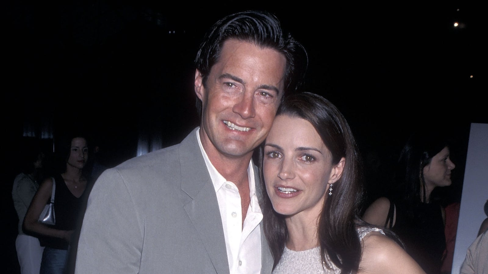 Actor Kyle MacLachlan and actress Kristin Davis attend the Screening of the Season Three Premiere on "Sex & the Cit.y"