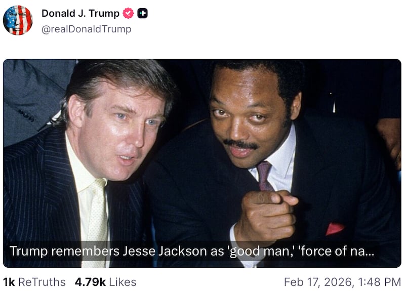 Donald Trump on Truth Social