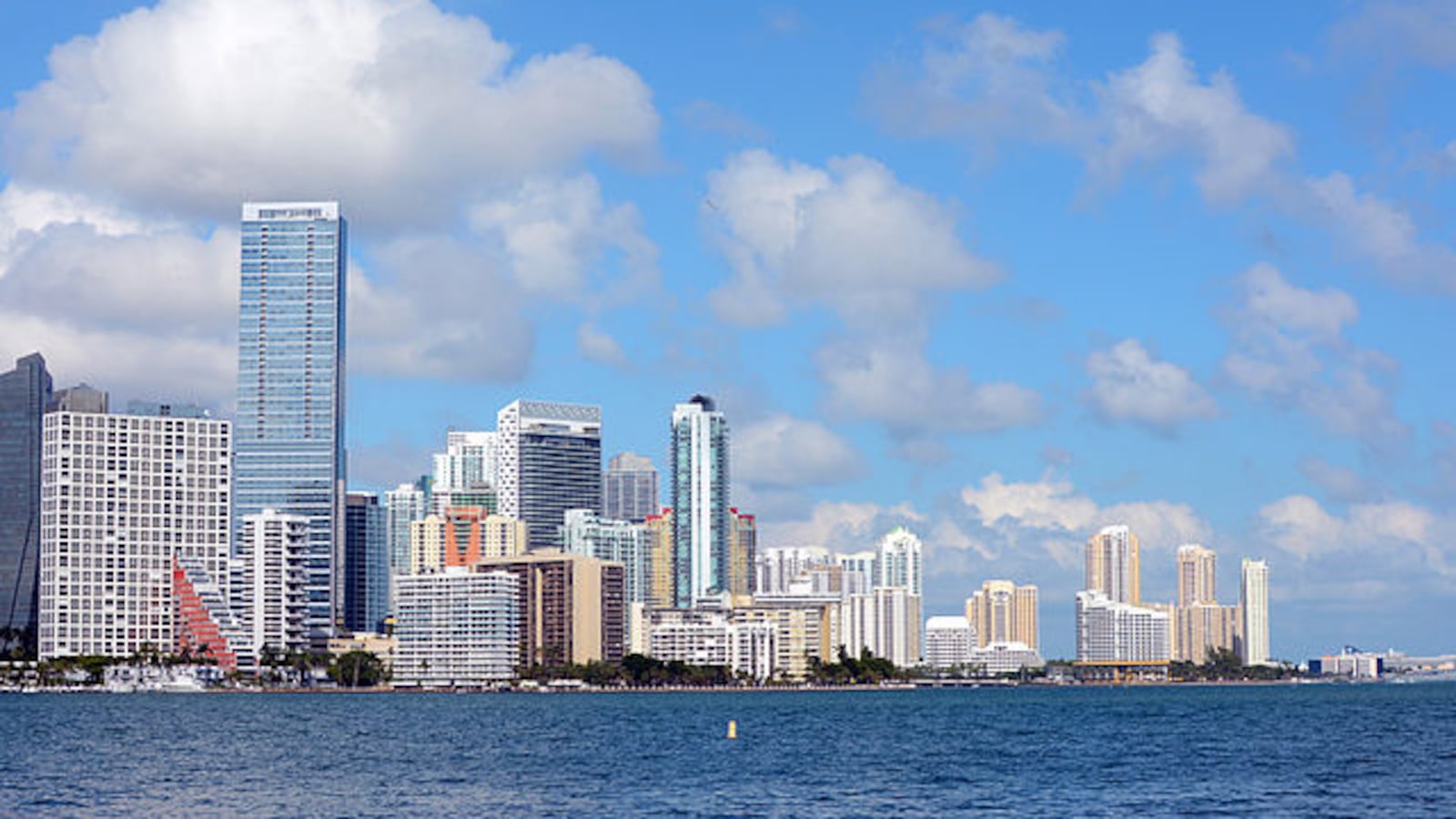 A shot of downtown Miami.