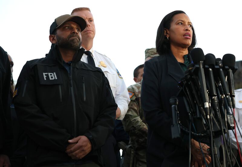on November 26, 2025 in Washington, DC. Two members of the West Virginia National Guard were shot Wednesday afternoon in what authorities are calling a targeted shooting. (Photo by Anna Moneymaker/Getty Images)