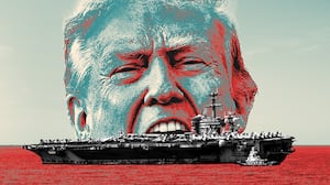 Trump and the USS Abraham Lincoln