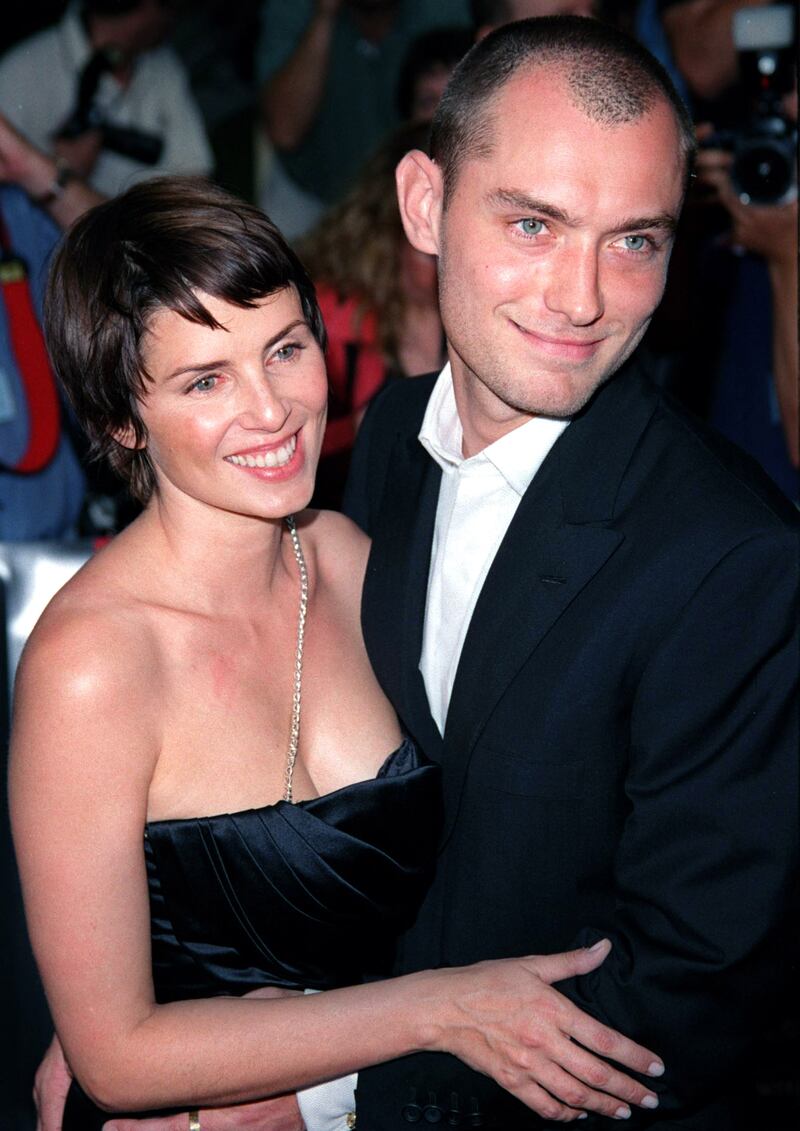 Sadie Frost and Jude Law at the Ziegfeld Theatre in New York City, New York
