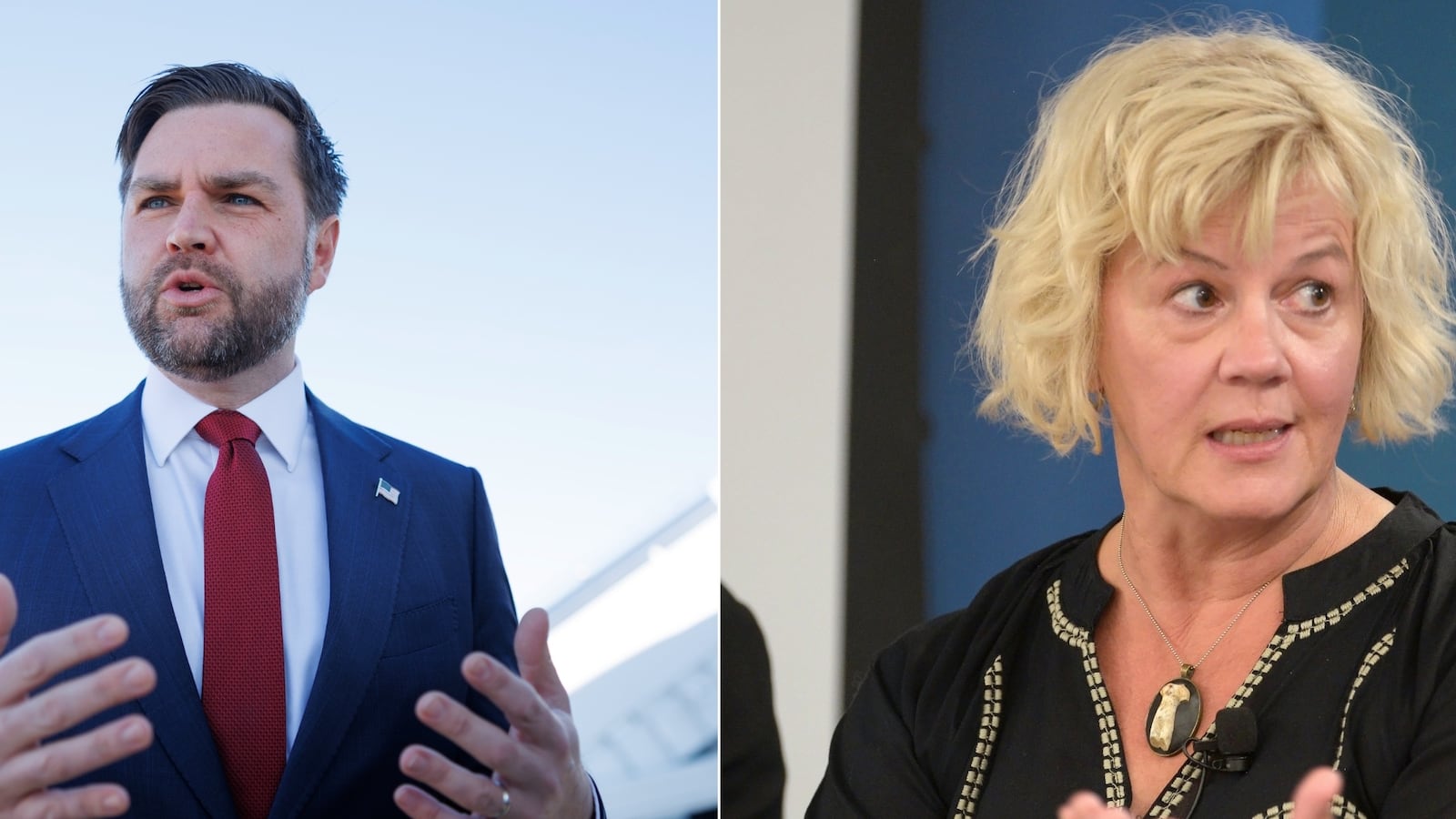 JD Vance and Beth Macy