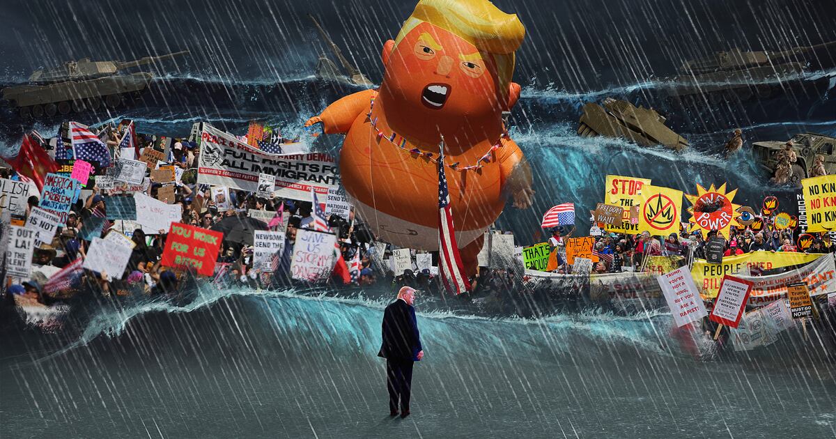 Hundreds of Thousands Mock Trump With ‘No Kings’ Protests in Every State