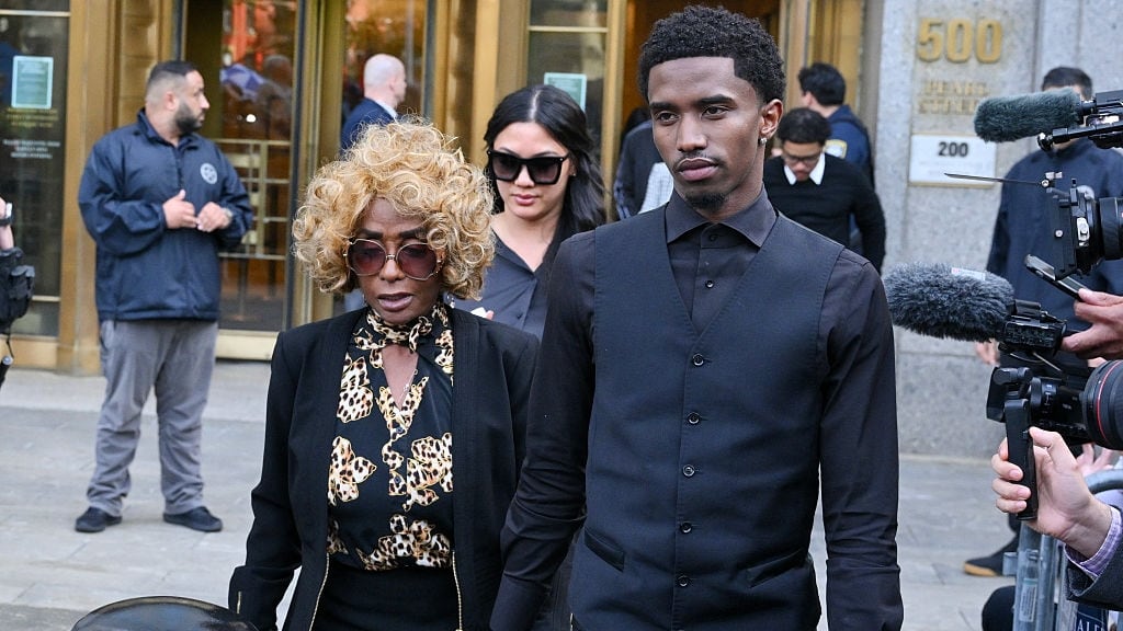 Sean 'Diddy' Combs' son, King Combs, and his mother Janice Combs depart federal court in New York Monday afternoon.