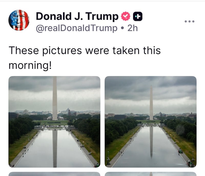 Trump's latest self-soothing post.