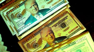 Fictional Trump-themed money