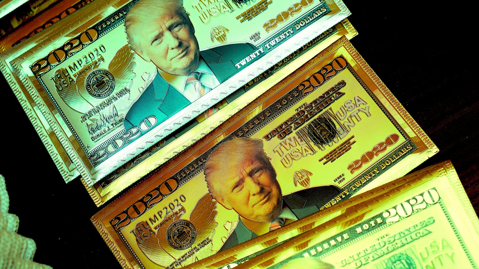 Fictional Trump-themed money