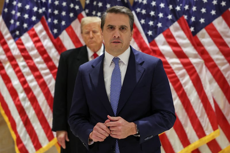 Todd Blanche, attorney for Republican presidential candidate and former U.S. President Donald Trump, speaks during a press conference at one of Trump's properties after a hearing in the criminal court case on charges stemming from hush money paid to a porn star in New York City, U.S., March 25, 2024. REUTERS/Shannon Stapleton