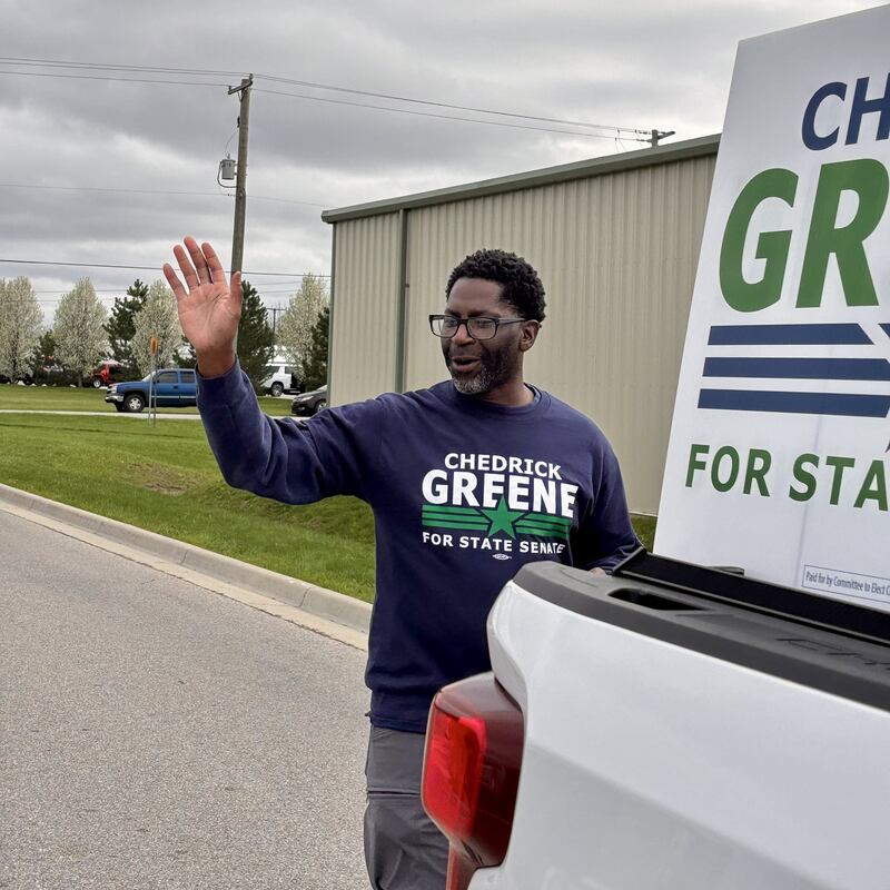 Democratic candidate Chedrick Greene is running to fill the vacant Michigan District 35 Senate seat in a race that's viewed as a bellwether for the midterms in the battleground state.